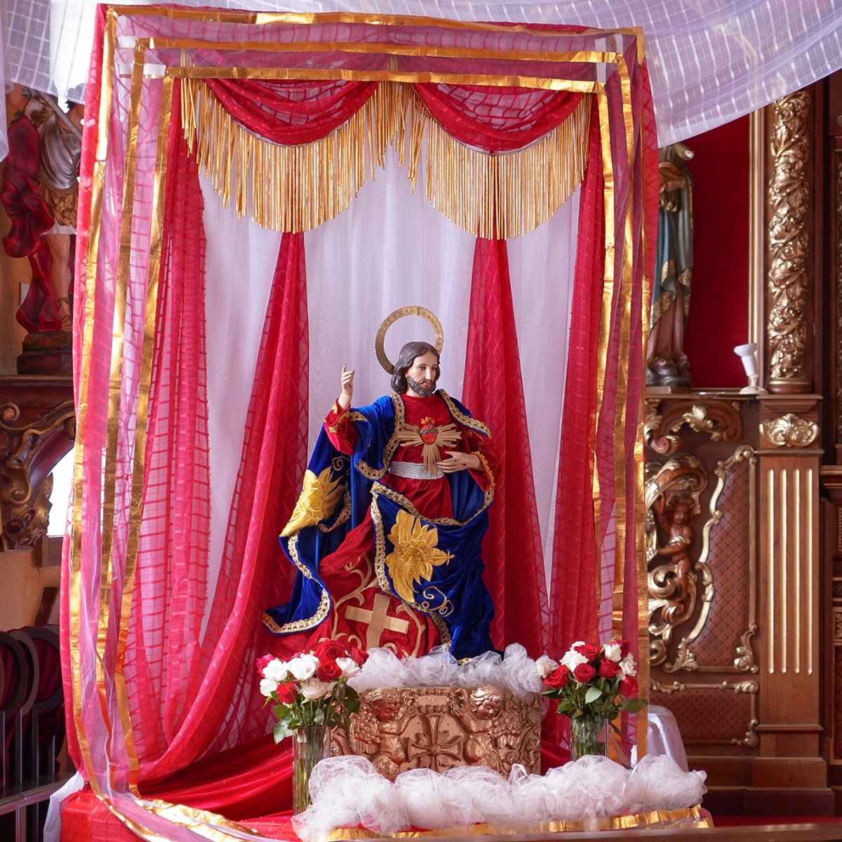 Oración ante una imagen del Sagrado&nbsp;Corazón