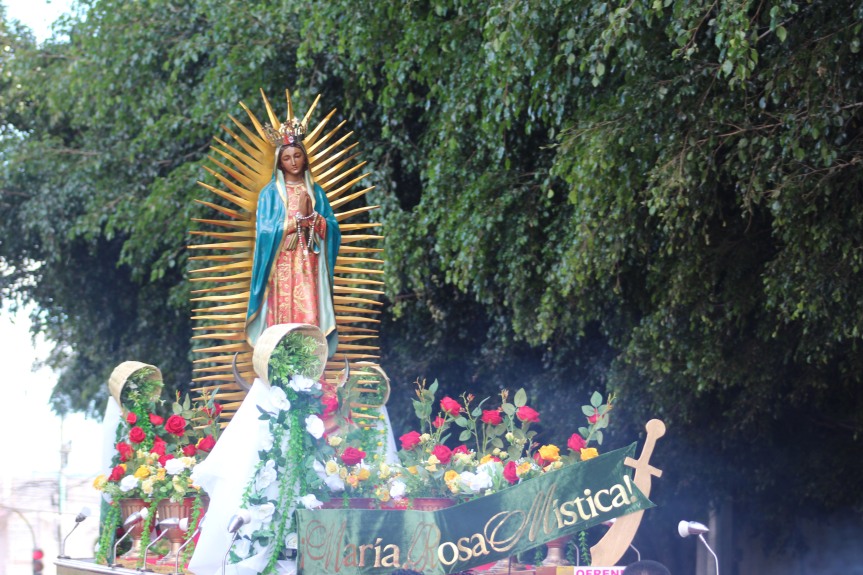 La fiesta en honor a la Virgen de Guadalupe.