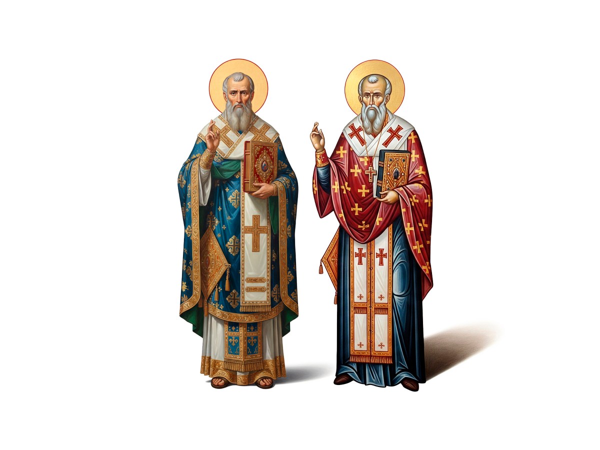 Santos Basilio Magno y Gregorio&nbsp;Nacianceno