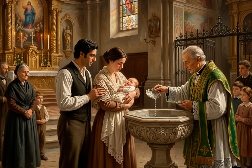 El bautizo de&nbsp;Domingo