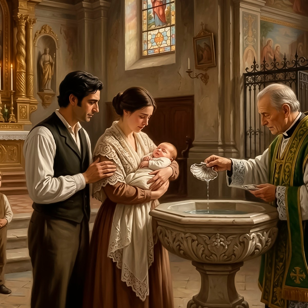 El bautizo de&nbsp;Domingo