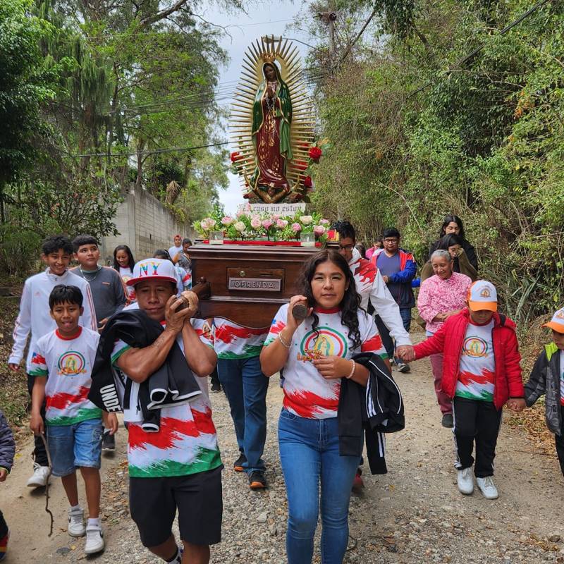 La Virgen de Guadalupe inicia su&nbsp;peregrinaje