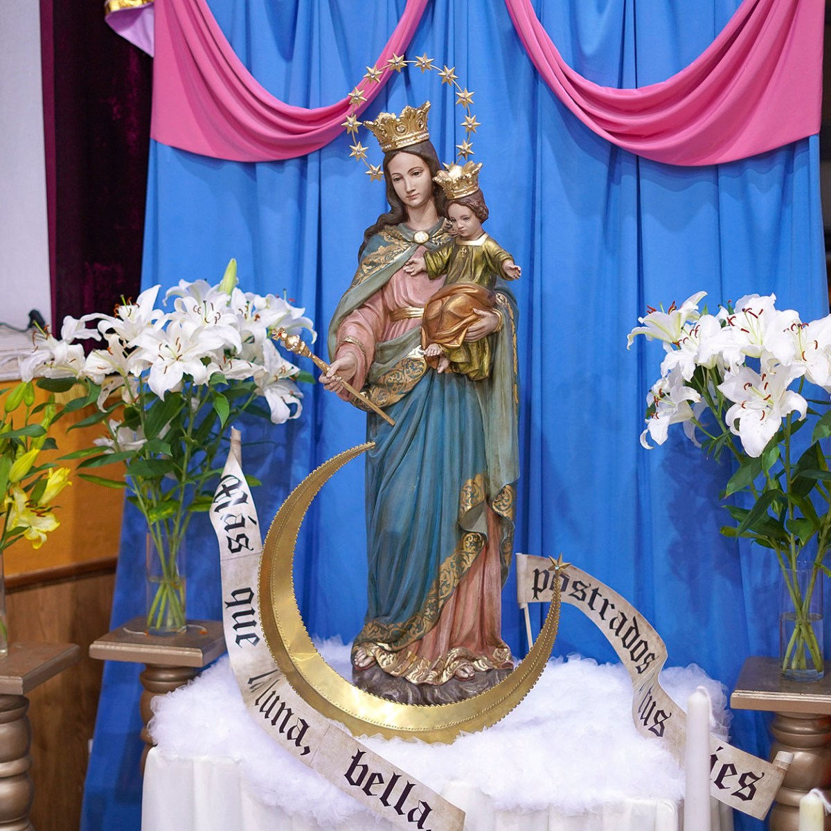 24 de mes. Dedicación a María&nbsp;Auxiliadora