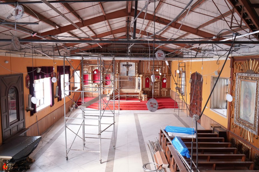 Así avanzan los trabajos del templo&nbsp;parroquial