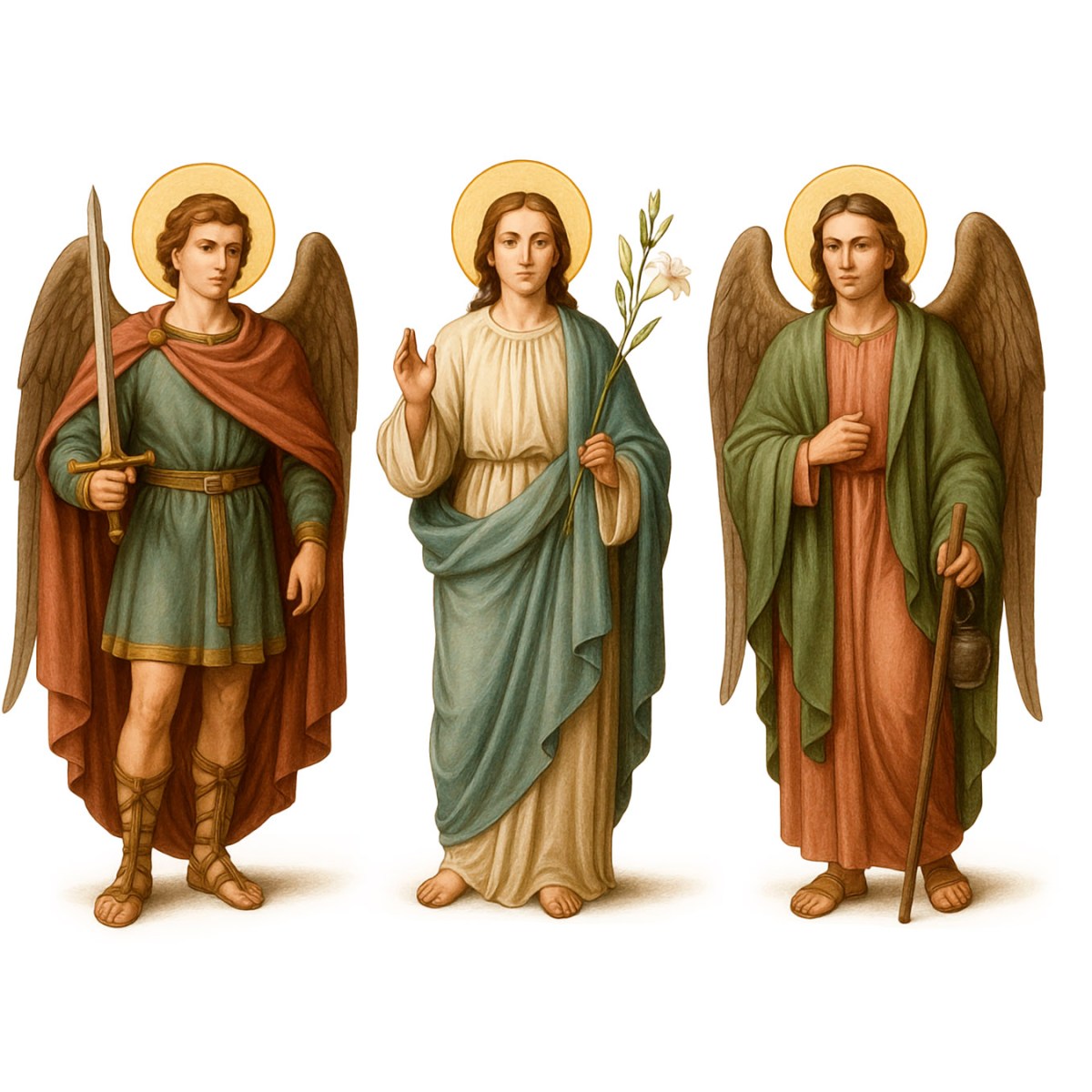 Santos Arcángeles Miguel, Gabriel y&nbsp;Rafael