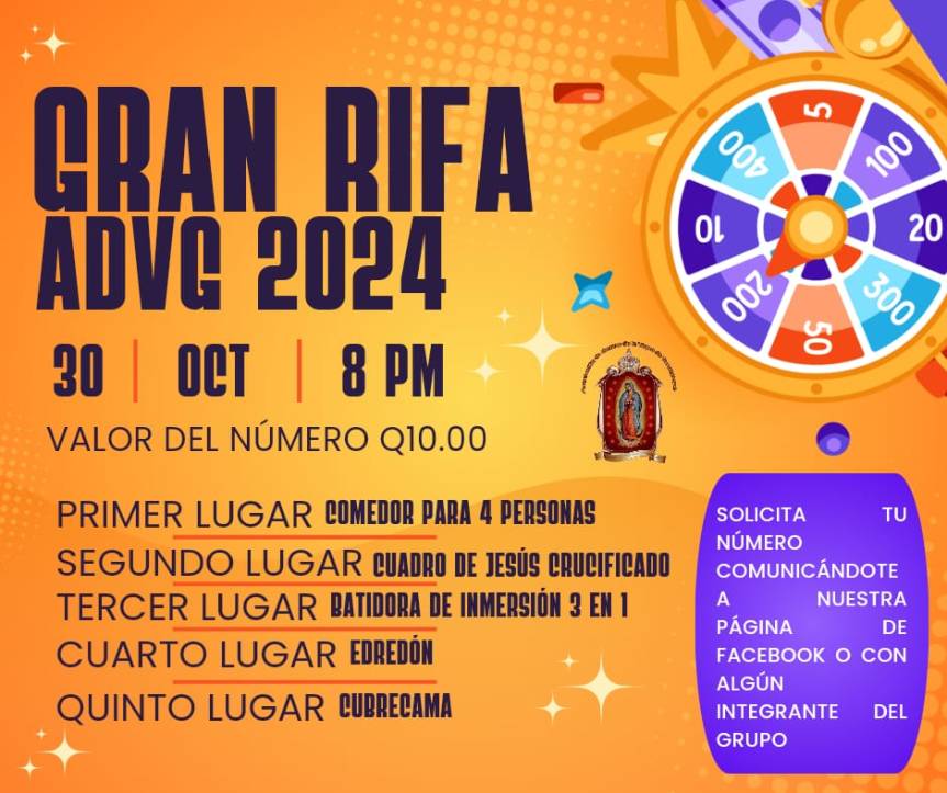 Gran Rifa de la Asociación de&nbsp;Guadalupe