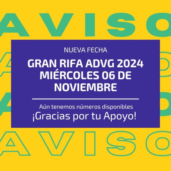Cambio de fecha de la rifa de la Asociación de&nbsp;Guadalupe
