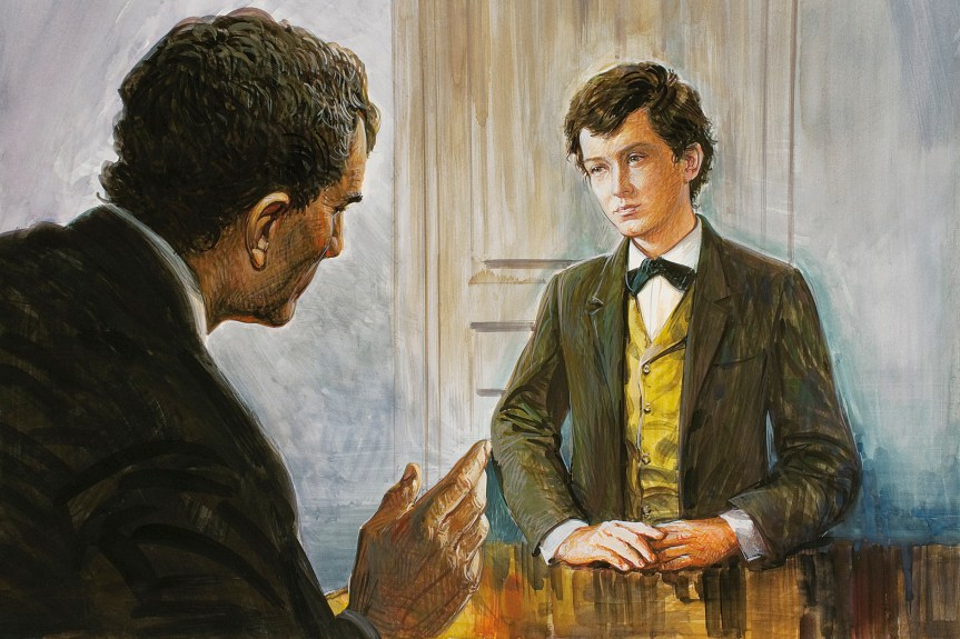 Cuidados que prodigaba a los enfermos. Deja el Oratorio: palabras en tal&nbsp;ocasión