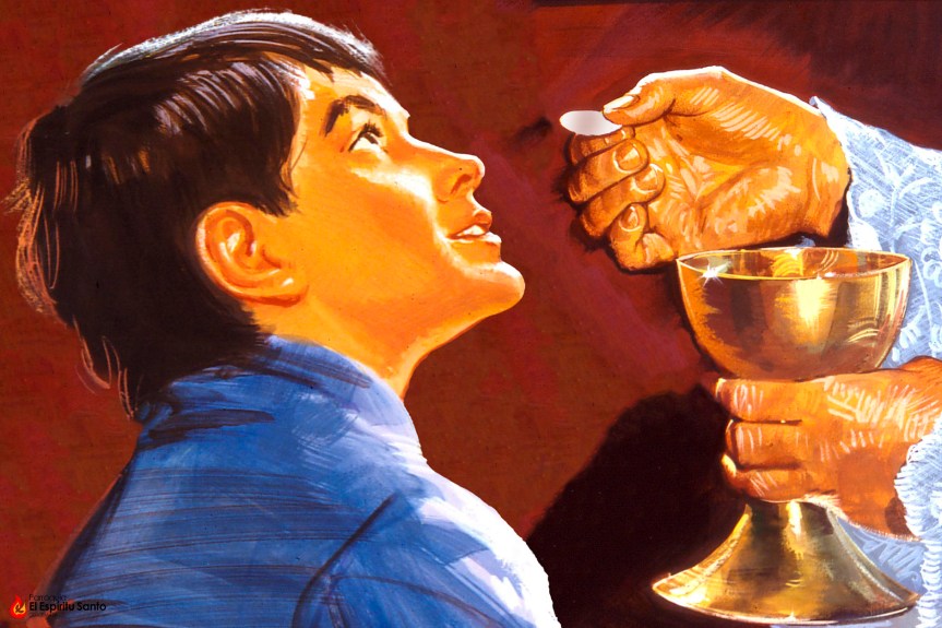 Juan Bosco hace su Primera&nbsp;Comunión