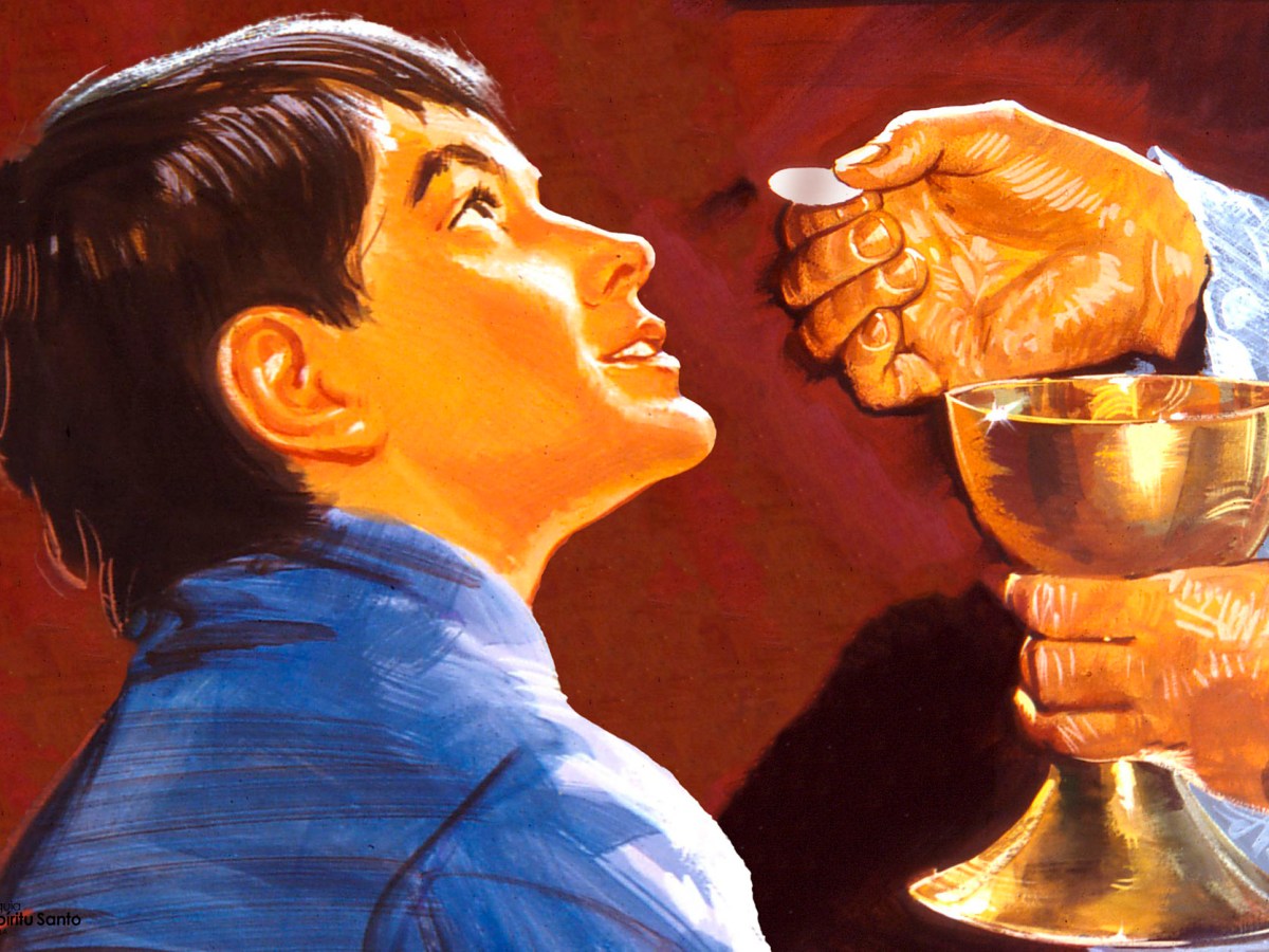 Juan Bosco hace su Primera&nbsp;Comunión