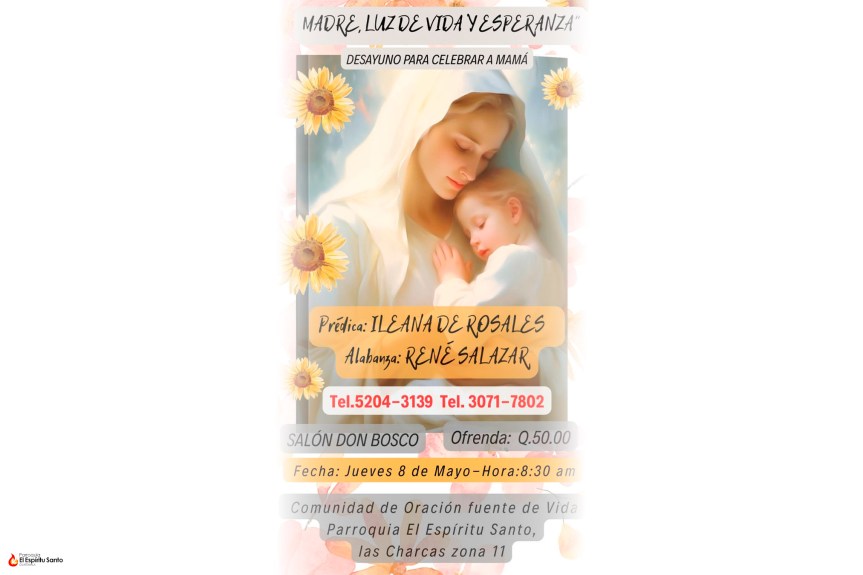 Celebrando a mamá con la Comunidad Fuente de&nbsp;Vida