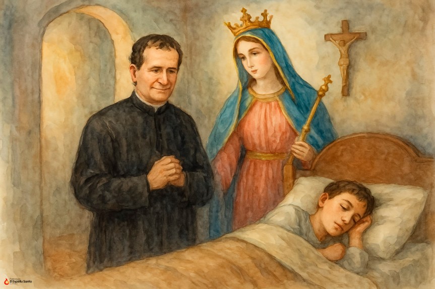 Por los dormitorios en compañía de la&nbsp;Virgen