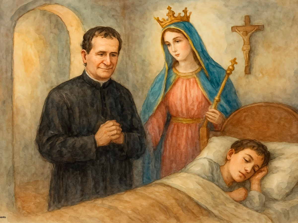 Por los dormitorios en compañía de la&nbsp;Virgen