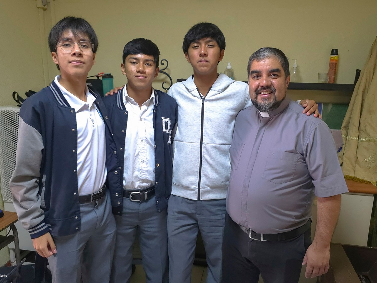 Estudiantes del Colegio Don Bosco inician prácticas en Casa&nbsp;Inspectorial