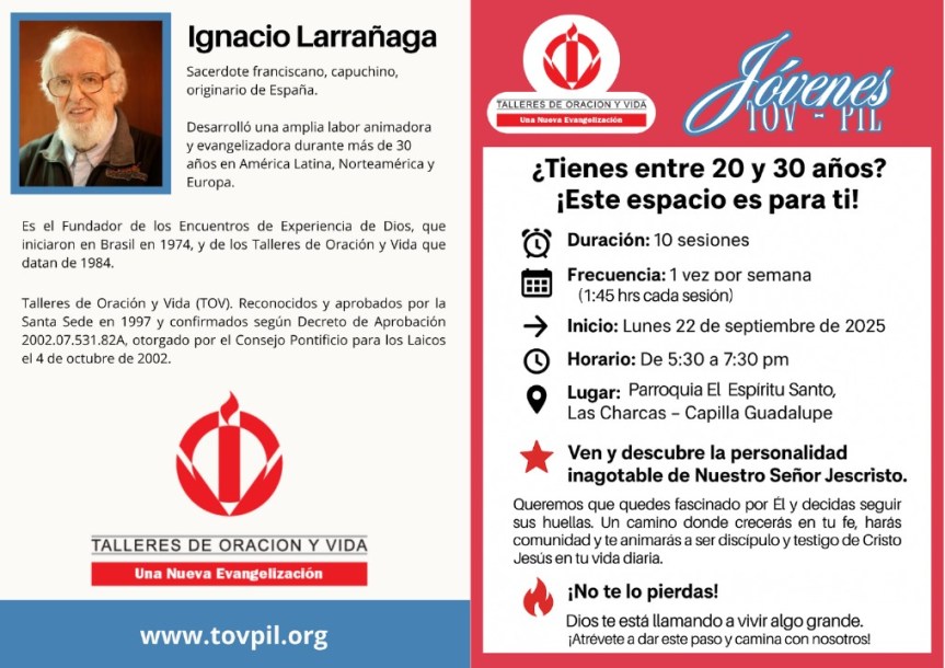 Talleres de Oración y Vida inician espacio para&nbsp;jóvenes