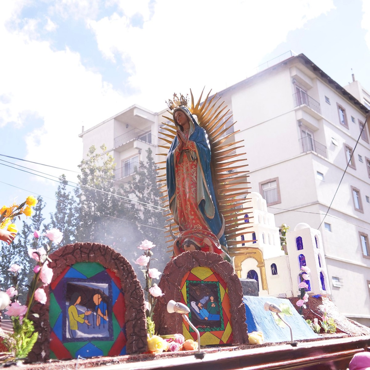 La Virgen de Guadalupe sale a bendecir las&nbsp;calles