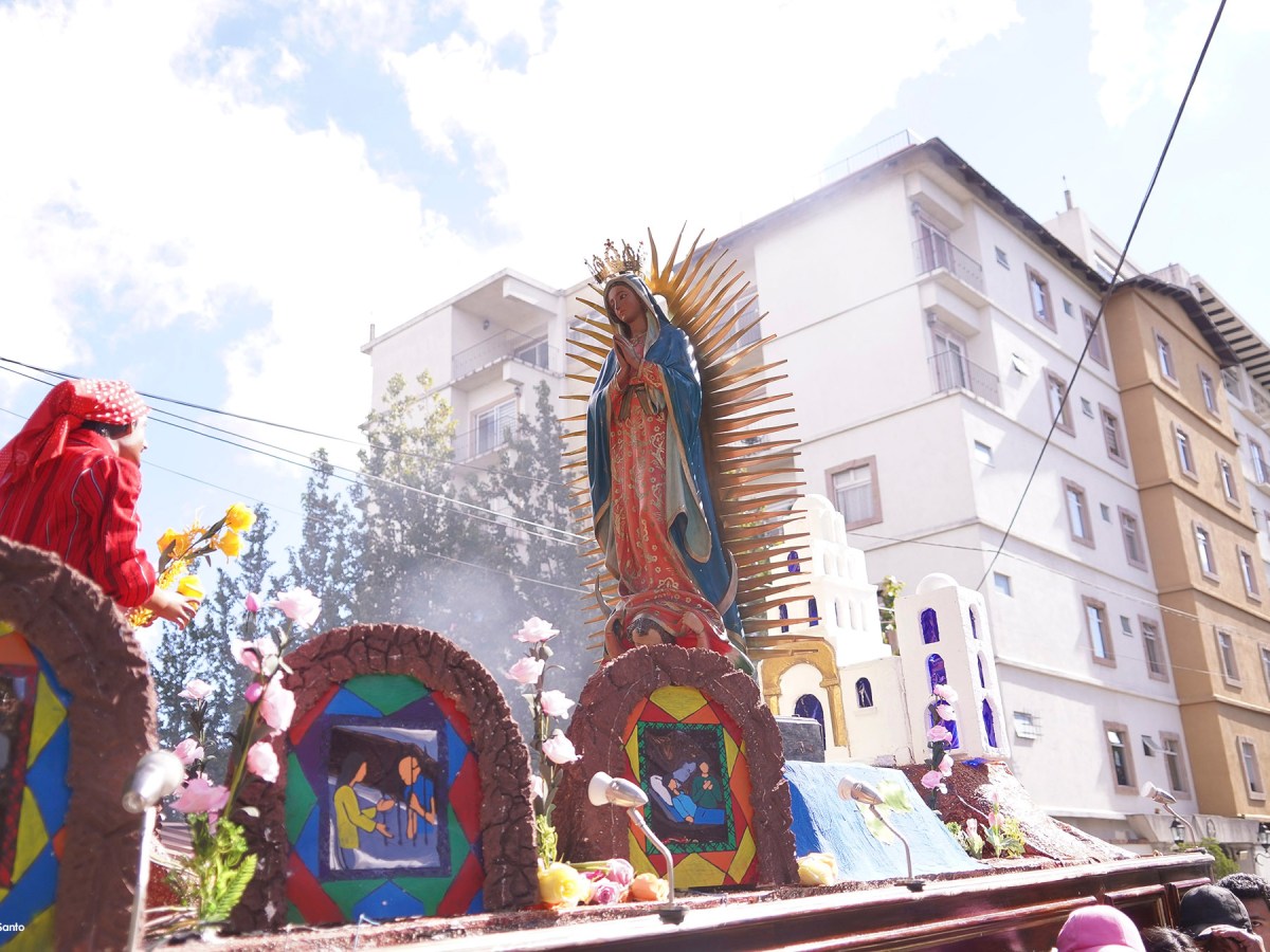 La Virgen de Guadalupe sale a bendecir las&nbsp;calles