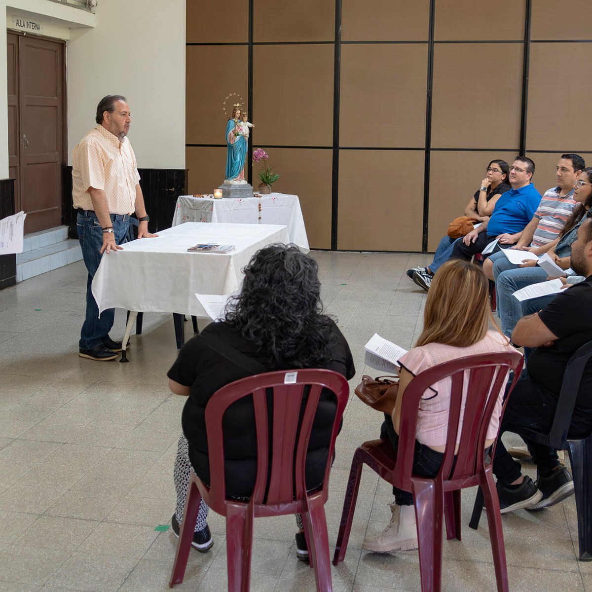 Padres y padrinos dan un paso importante en la&nbsp;fe