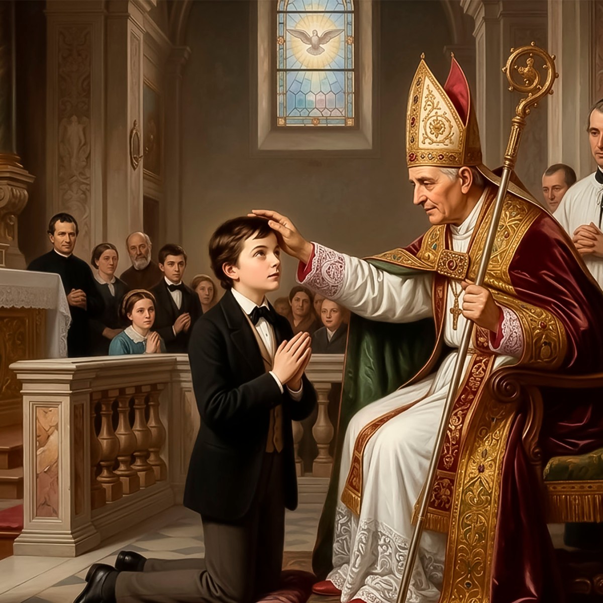 Domingo Savio recibe la&nbsp;Confirmación